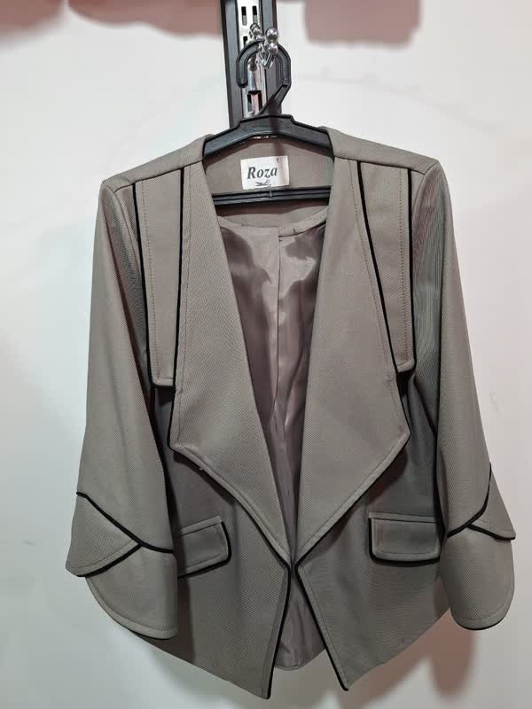 مانتو کتی رنگ طوسی